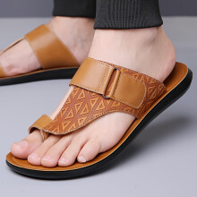 (Yellow, 8.5) Summer Men's Fashion Sandals, Beach Shoes and Slippers
