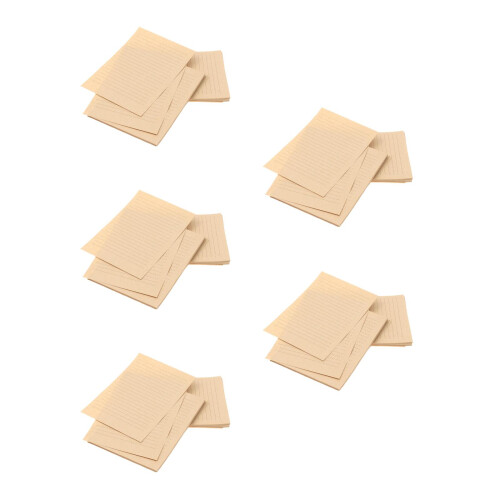 250Feuilles Kraft Ligné Pour Manuscrite Et