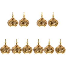 10St Metalen Geurstokjeshouder Goud Retro Aroma Brander Voor