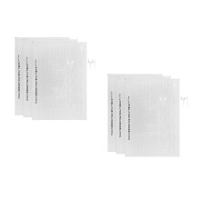 6Feuilles Stickers Enfants Papier Multi Couleur