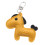 Delicate Leather Key Accessory Showcasing Unique Equine-Yellow 1