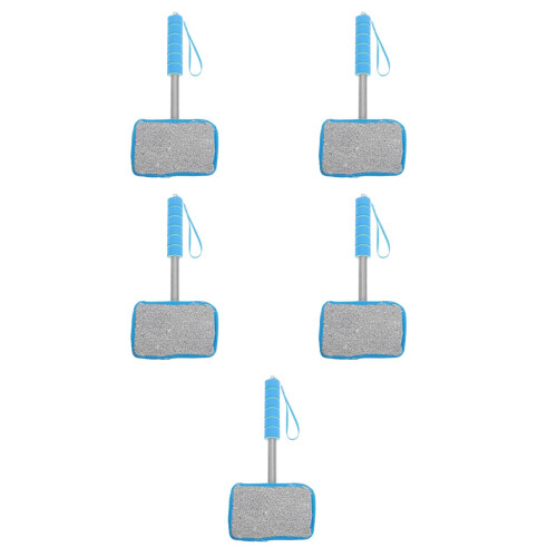 5Pièces Outil Nettoyage Portable Aluminium Bleu