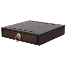1Boîte Bois Vintage Couleur Marron Pour Sucre Bureau