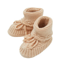 Breathable Prewalker Crib Shoes First Walking Shoes-apricot