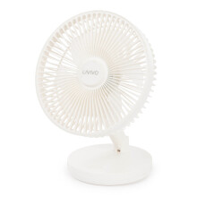 LIVIVO 8 Inch Desk Fan 3 Speed USB Rechargeable