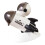 Space Theme Pen Cup Multifunctional Desk Pencil Organiser-White 1