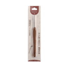 Ergonomic Grip Stainless Steel Crochet Hook Wooden-Istyle