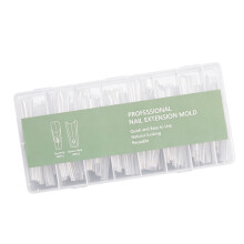 240 Piece Sandwich Nail Extension Molds For-long trapezoid
