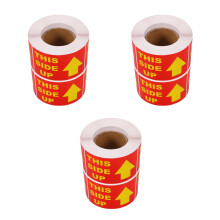 6Rouleaux De Stickers D'avertissement Adhésifs Papier Pour Transport