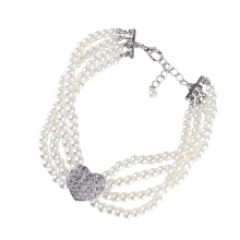 1Collier Animal Avec Pendentif Cœur Raffiné