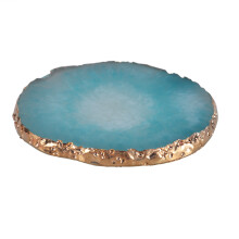 1Palette Peinture Bleu En Résine Ronde Pour Usage Artistique Pratique