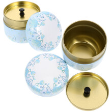 2Stk Mini Teedosen Aus Metall Bunt, Für Süßigkeiten Und