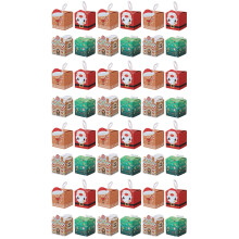 48Stk Farbige Papier Candy Box Für Weihnachtsfeier