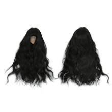 Handicraftsman Curly Wig For 1/6 Scale Display Dolls Using Airy