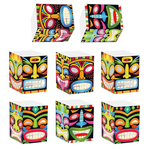 Hawaiian Theme Decorative Box 4/8/12Pcs High Quality Printing-8