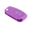 Protège Clé Violet Silicone Souple Avec 3 Boutons 1