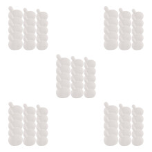 75Pcs White Silicone Bubble Insert Props for DIY Craft