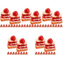 75St Mini Dessert Modellen Multi Resin Kunstmatige Ornamenten