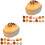 30 stuks mini cake decoraties, micro landschap, gemengde stijl 1