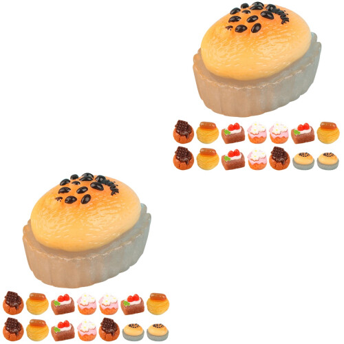 30 stuks mini cake decoraties, micro landschap, gemengde stijl