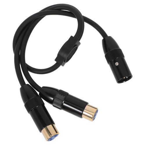 1M Câble Y Microphone Xlr À Double Transmission