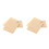 100Feuilles Ligné Kraft Vintage Style Lettres Marron 1