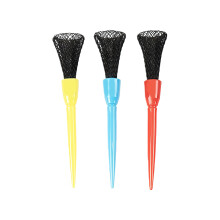 3-teiliges Golf-Tees, flexibles, weiches-rot blau gelb 73mm