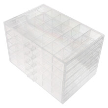 120Cases Boîte Rangement Empilable Plastique Clair 5 Étages