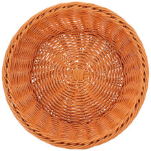 1Corbeille Ronde Tissée Imitation Rotin Pour Fruits Divers