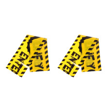 2Rolls Durable Yellow Halloween Decorative Warning Barrier Tape