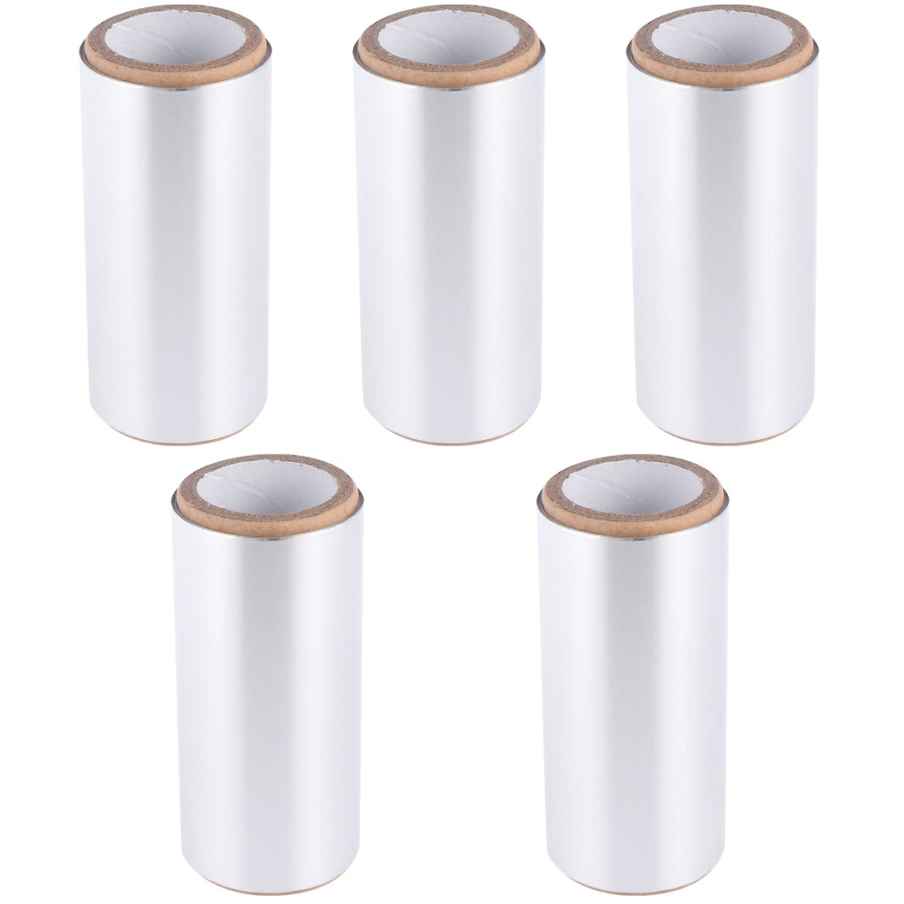 Totority 5Rolls Durable Hair Foils For Hair Dyeing, Highlighting And Salon Use