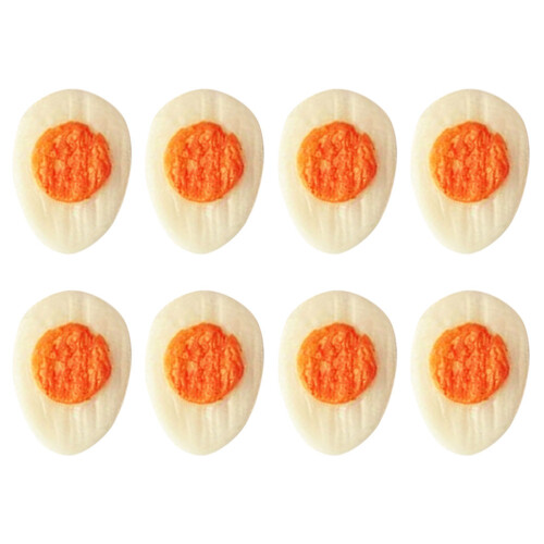 40Pcs Mini Half Egg Miniature PVC Models Kitchen Micro Landscape Decor