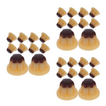 30Pcs Miniature Kitchen Baking Set Plastic Dollhouse Play Food Toys