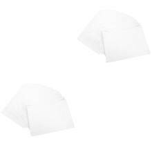 100Sheets Tear-Resistant White Sticker Paper Matte Adhesive Labels