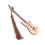 3Pcs Decorative Bamboo Guitar Shape Page-Marker Bookmark for Readers 1