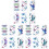 90Pcs Assorted Color Waterproof Stickers Design for DIY Crafts 1