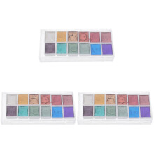 3Box Professional Solid Watercolor Pigment Kit Bright Assorted Colors