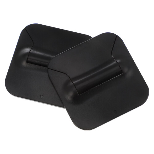 2Pcs Black ABS Laptop Supporting Stand Foldable Computer Bracket