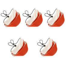 10Pcs Orange Rubber Heel Guards for High Heel Shoes and Driving