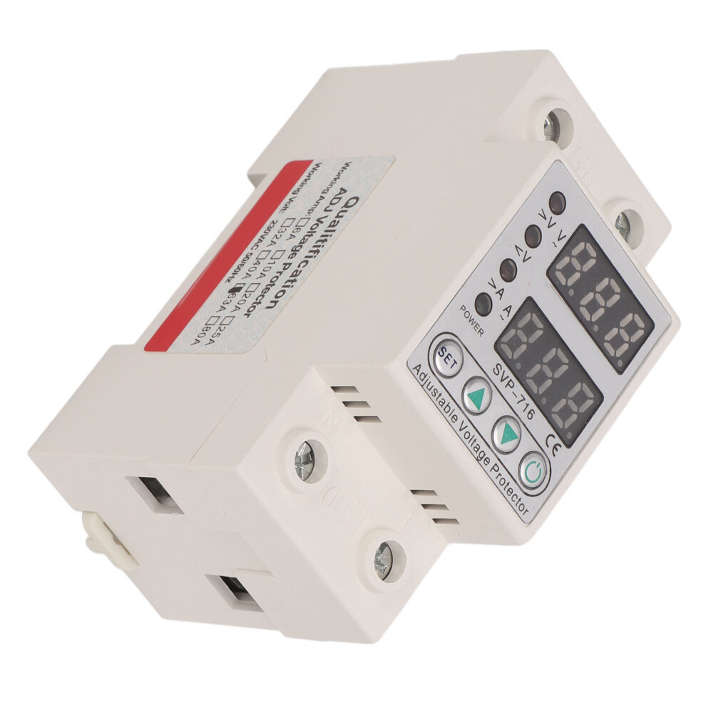 AC220V 63A Over Under Voltage Protector