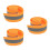 3Rolls Easy Sew Reflective Tape Orange Polyester Outdoor Warning Strip 4