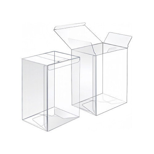 Transparent Storage Solution PVC Packing Box For-79x57x115mm