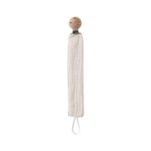 Stylish Pacifier Chain for Baby Toddler Soothing Toy-Beige