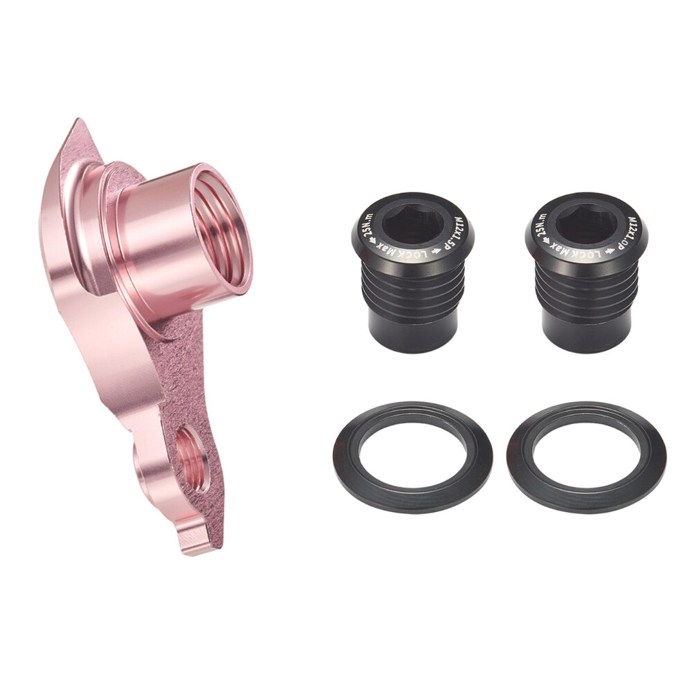 Bicycles Rear Gear Mech Tail Hook Bike Derailleur Hook- Pink 7704001279504