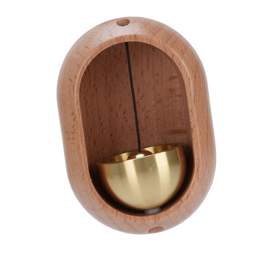 Wood Brass Shopkeepers Bell