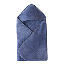Baby Hooded Shower Towel Bath Towel Strong Absorbent-Navy Blue