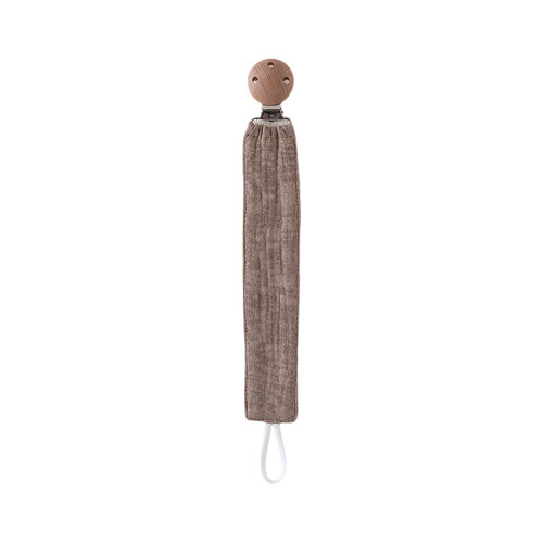 Baby Pacifier Clip Chain Secure Anti Loss Teether Toy-Maroon