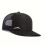 Classical Flat Brims Baseball Cap Ventilation Mesh Design-Black 1