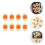 40Pcs Mini Half Egg Miniature PVC Models Kitchen Micro Landscape Decor 3