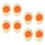 40Pcs Mini Half Egg Miniature PVC Models Kitchen Micro Landscape Decor 4